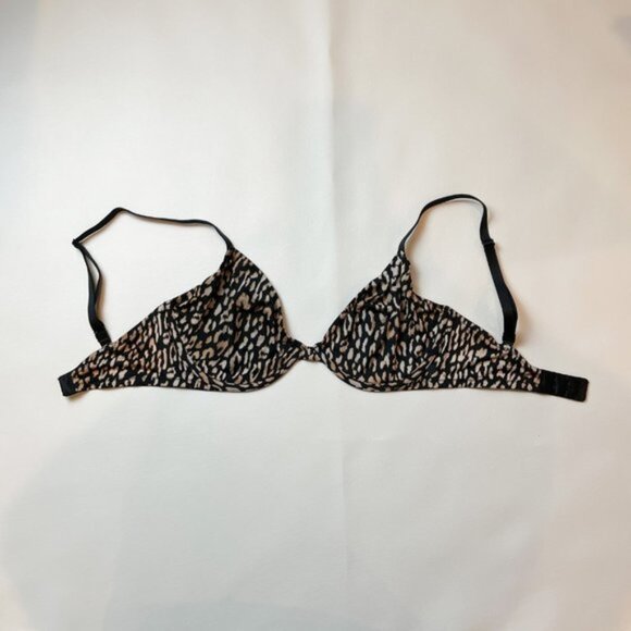 NWOT Victoria's Secret Bra 34DD Unlined Demi Leopard B1458 - Picture 2 of 8